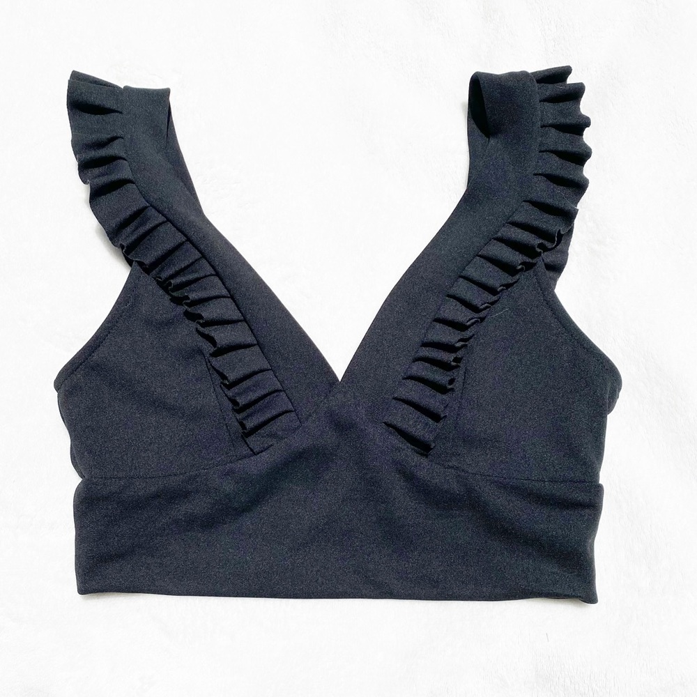 Black crop top